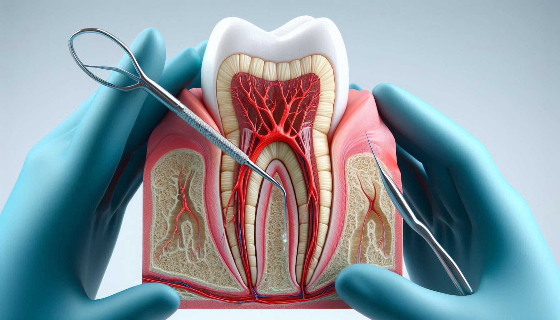 مقایسه عصبکشی دندان جلو و دندان آسیاب