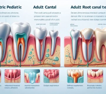 تفاوت درمان ریشه کودکان و عصب‌کشی بزرگسالان در دندان‌پزشکی نوین
