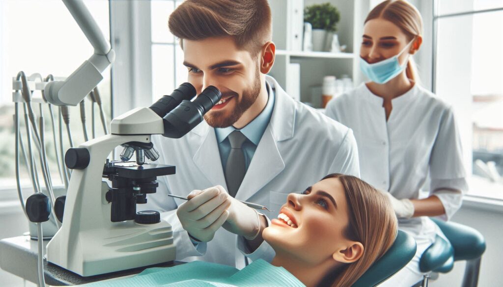 متخصص عصب‌کشی در بوشهر در حال درمان ریشه دندان