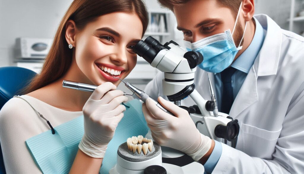 تکنولوژی درمان ریشه با میکروسکوپ و فایل روتاری در بوشهر