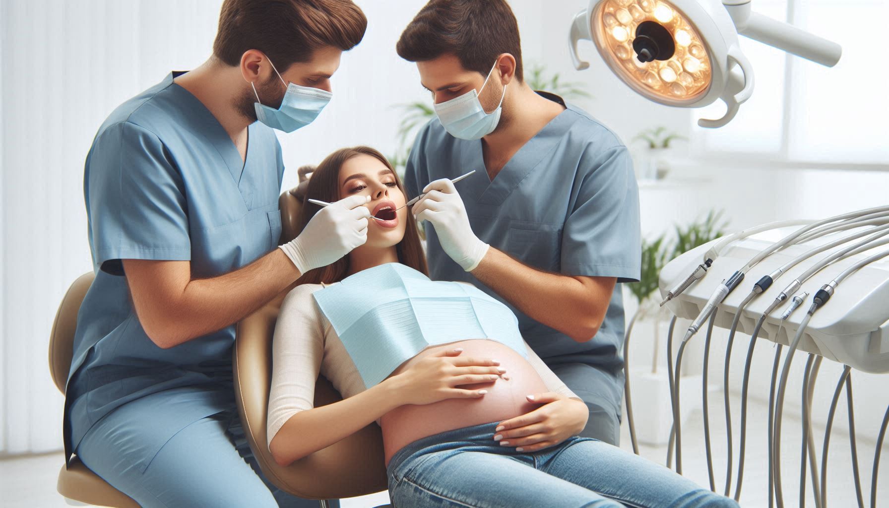 عصبکشی در بارداری توسط دندانپزشک با رعایت اصول ایمنی